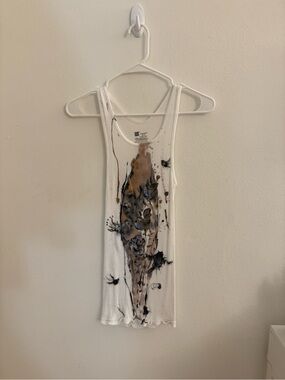 Hand-Painted MissfitNYC Tank Top in Size Small